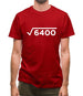 Square Root Birthday 80 Mens T-Shirt