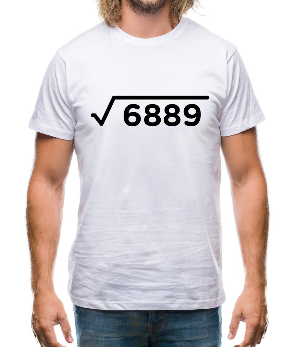 Square Root Birthday 83 Mens T-Shirt