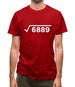 Square Root Birthday 83 Mens T-Shirt