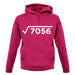Square Root Birthday 84 unisex hoodie