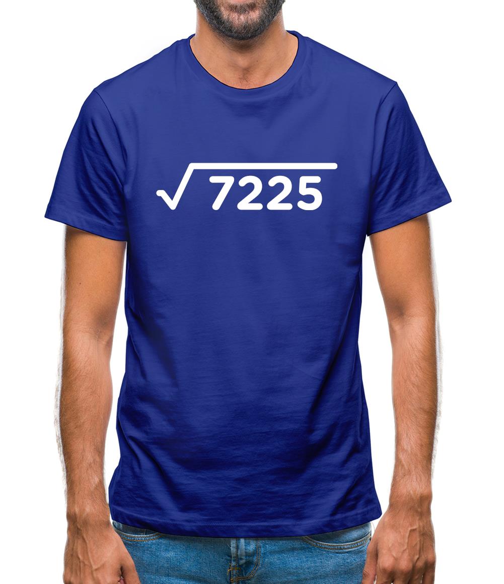 Square Root Birthday 85 Mens T-Shirt