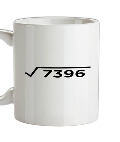 Square Root Birthday 86 Ceramic Mug