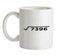 Square Root Birthday 86 Ceramic Mug