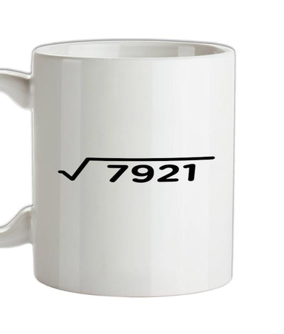 Square Root Birthday 89 Ceramic Mug