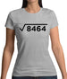 Square Root Birthday 92 Womens T-Shirt