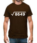 Square Root Birthday 93 Mens T-Shirt