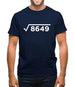 Square Root Birthday 93 Mens T-Shirt