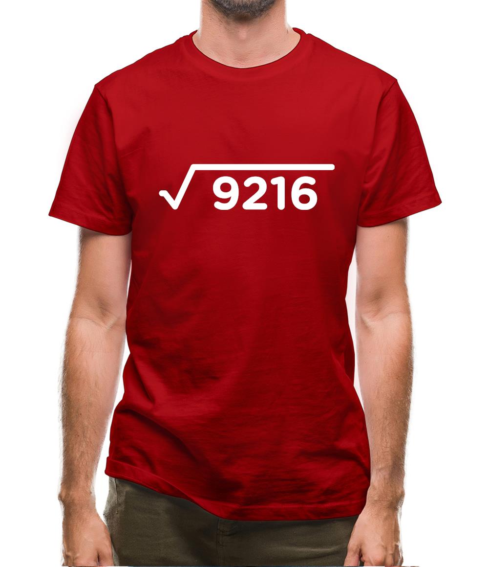 Square Root Birthday 96 Mens T-Shirt