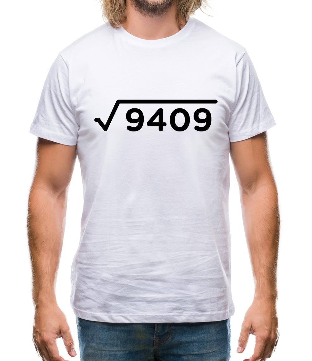 Square Root Birthday 97 Mens T-Shirt
