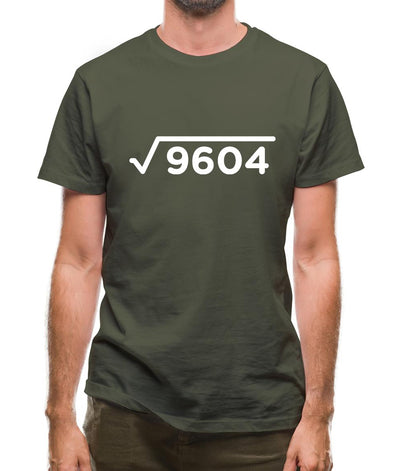 Square Root Birthday 98 Mens T-Shirt
