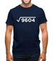 Square Root Birthday 98 Mens T-Shirt