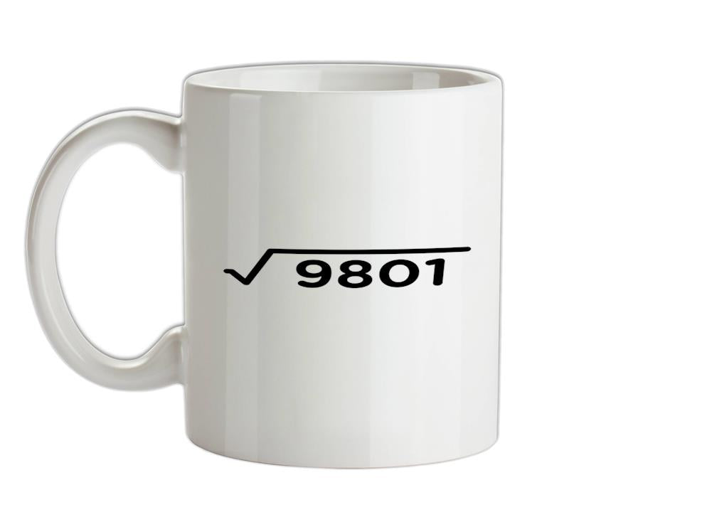 Square Root Birthday 99 Ceramic Mug
