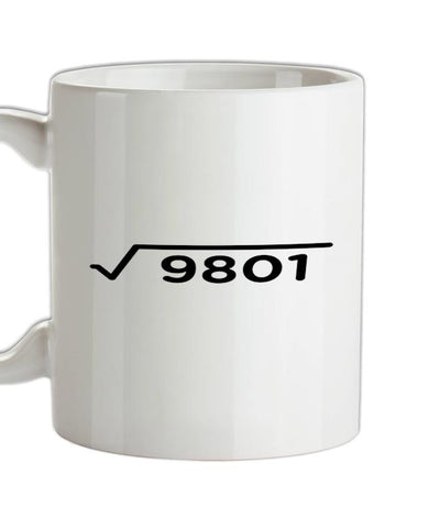 Square Root Birthday 99 Ceramic Mug
