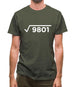 Square Root Birthday 99 Mens T-Shirt