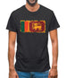 Sri Lanka Grunge Style Flag Mens T-Shirt