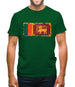 Sri Lanka Grunge Style Flag Mens T-Shirt