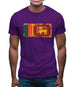 Sri Lanka Grunge Style Flag Mens T-Shirt