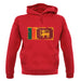 Sri Lanka Grunge Style Flag unisex hoodie