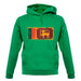 Sri Lanka Grunge Style Flag unisex hoodie