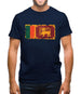 Sri Lanka Grunge Style Flag Mens T-Shirt