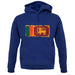 Sri Lanka Grunge Style Flag unisex hoodie