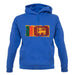 Sri Lanka Grunge Style Flag unisex hoodie