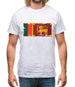 Sri Lanka Grunge Style Flag Mens T-Shirt