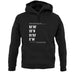 Stadium Coordinates Villa Unisex Hoodie