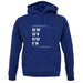 Stadium Coordinates Villa Unisex Hoodie