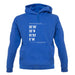 Stadium Coordinates Villa Unisex Hoodie