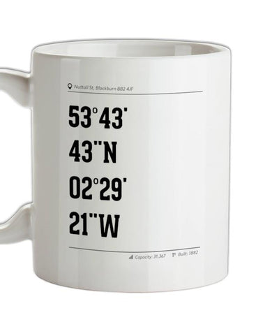 Stadium Coordinates Riverside Rovers Ceramic Mug