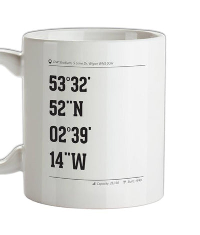 Stadium Coordinates The Bees Ceramic Mug