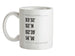 Stadium Coordinates The Bees Ceramic Mug