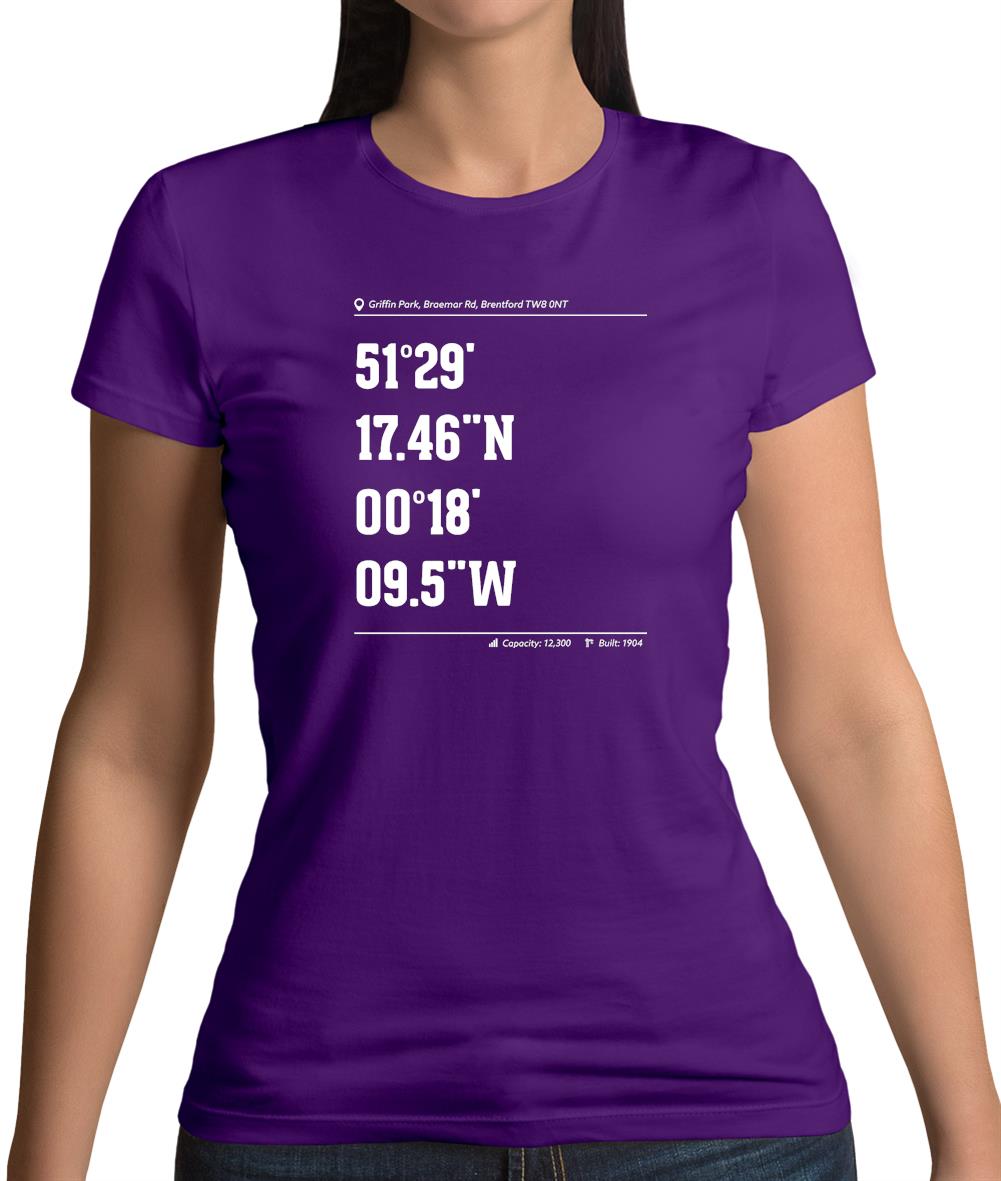 Stadium Coordinates The Bees Womens T-Shirt