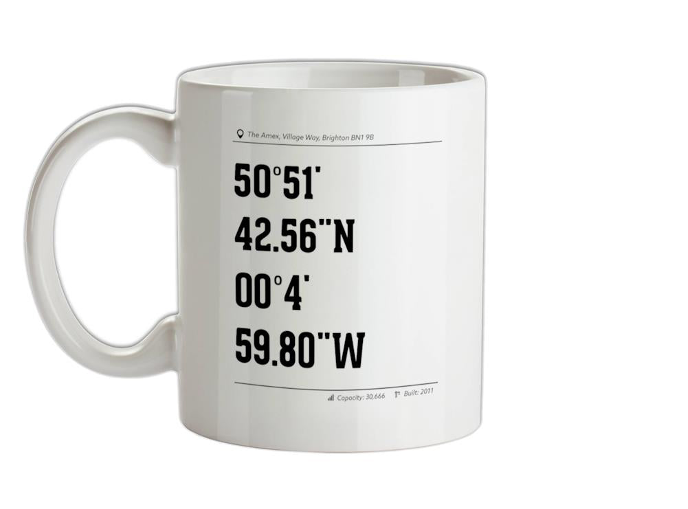 Stadium Coordinates The Seagulls Ceramic Mug