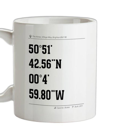 Stadium Coordinates The Seagulls Ceramic Mug
