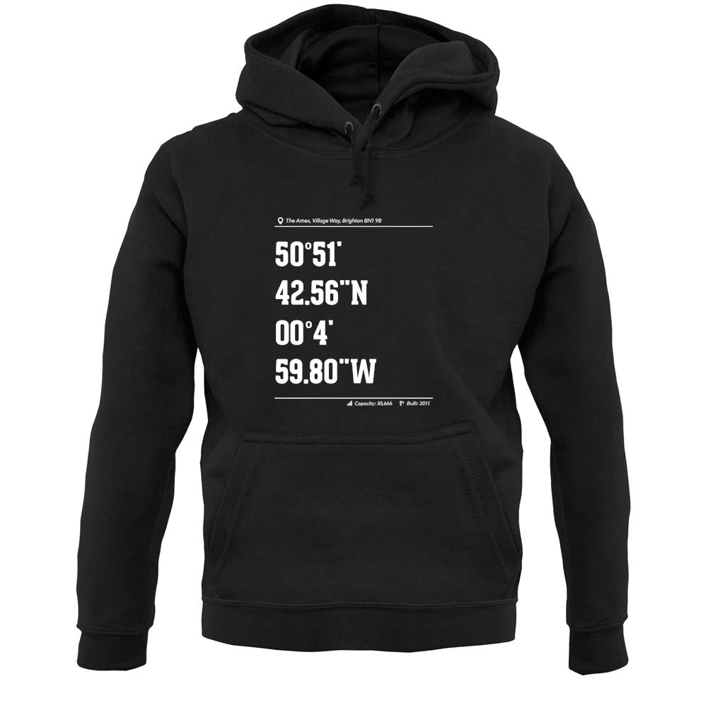 Stadium Coordinates The Seagulls Unisex Hoodie