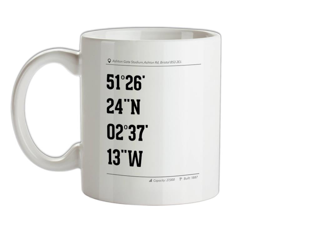 Stadium Coordinates The Robins Ceramic Mug