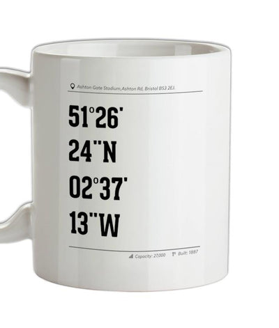 Stadium Coordinates The Robins Ceramic Mug