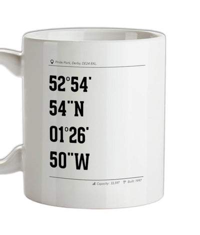 Stadium Coordinates The Rams Ceramic Mug