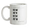 Stadium Coordinates The Peacocks Ceramic Mug