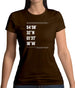 Stadium Coordinates The Magpies Womens T-Shirt