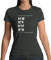 Stadium Coordinates The Magpies Womens T-Shirt