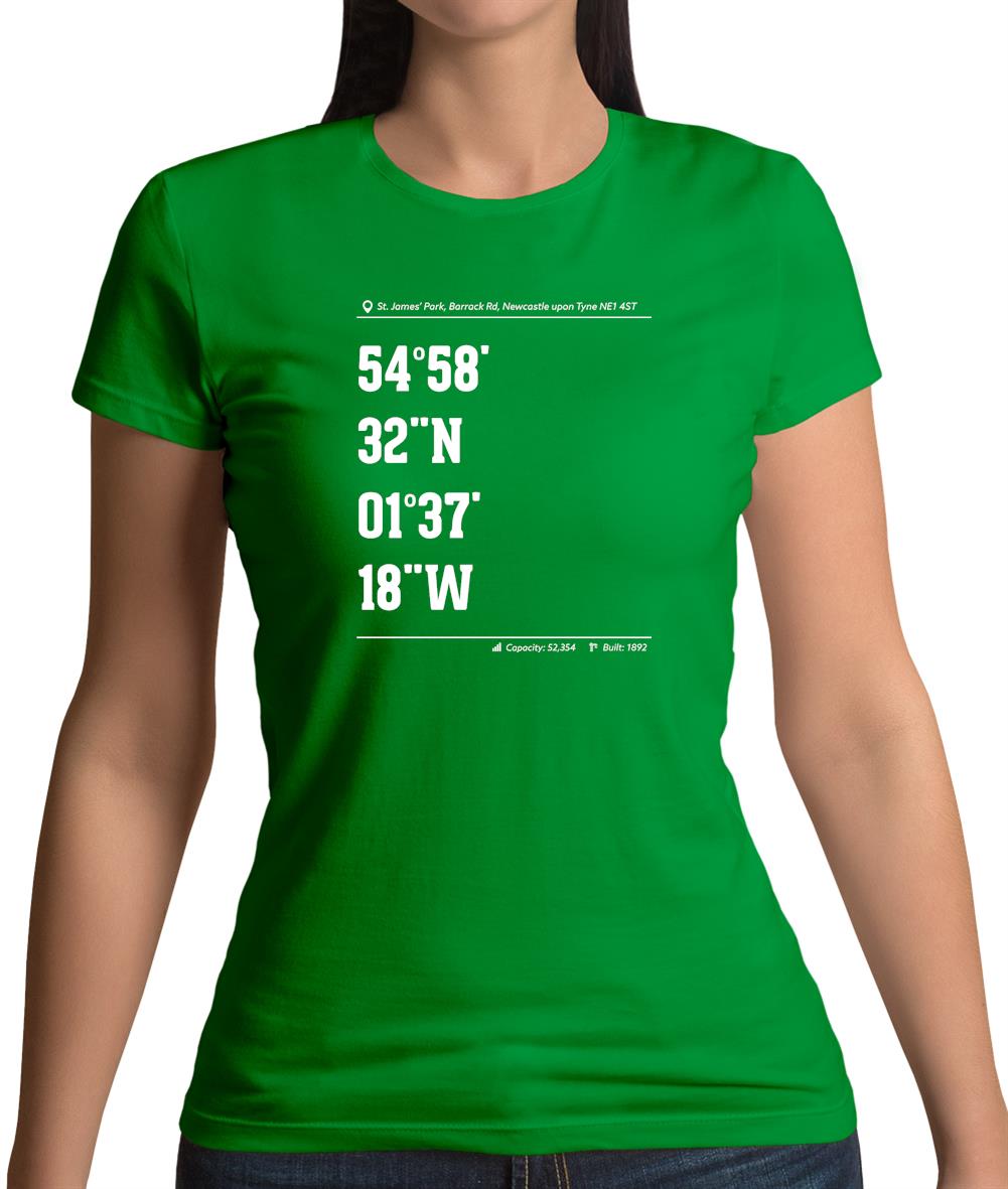 Stadium Coordinates The Magpies Womens T-Shirt