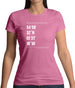 Stadium Coordinates The Magpies Womens T-Shirt