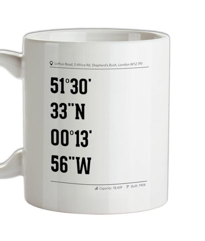 Stadium Coordinates The Hoops Ceramic Mug