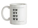 Stadium Coordinates The Hoops Ceramic Mug