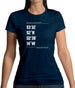 Stadium Coordinates The Tics Womens T-Shirt