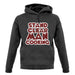 Stand Clear Man Cooking unisex hoodie