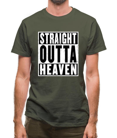 Straight Outta Heaven Mens T-Shirt